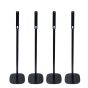 Vebos floor stand with Sony HT-A9 black (4 pieces)