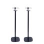 Single black Vebos floor stand with Sony SRS-RA3000