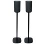 Set of two Vebos floor stands with Sony SA-RS5 black set