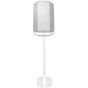 White Vebos floor stand with Teufel Holist M
