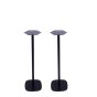 Single black Vebos floor stand with Teufel Holist M