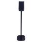 Black Vebos floor stand with Teufel Holist S