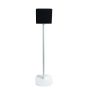White Vebos floor stand with Teufel One S