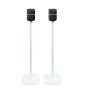 Set of two Vebos floor stands with Yamaha True X Speaker 1A white set