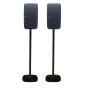 Set of two Vebos floor stands with Sonos Five black - vertical detail view