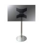 Stainless steel Vebos TV floor stand extra view