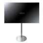 Stainless steel Vebos TV floor stand extra view 3