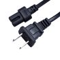 Vebos power cable with right-angled plug for Sonos Playbar black 9 inch/25 cm US plug