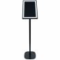 Vebos floor stand Amazon Echo Show 15 black XL (100cm)