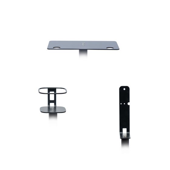 Hier is de geselecteerde zin: Vebos speaker stand bracket for the Bose Home Speaker 500 in color black.
