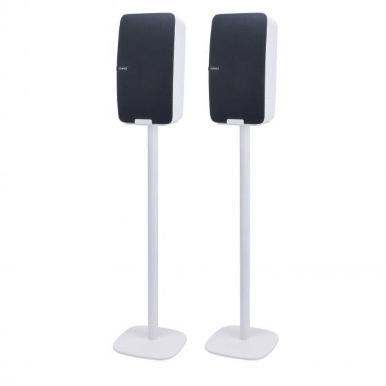 Vebos floor stand Sonos Play 5 gen 2 white - vertical set