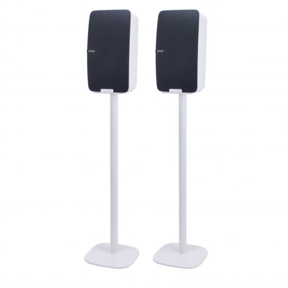 Vebos floor stand Sonos Five white - vertical set