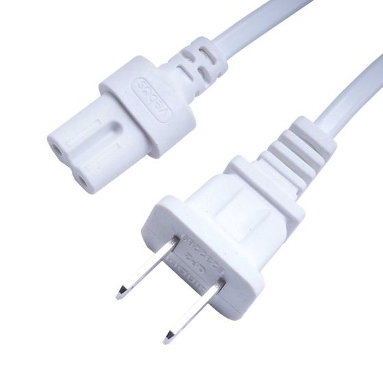 Power cable Sonos Sub white 196 inch/5 m cable US plug