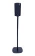 Black Vebos floor stand with Denon HEOS 3