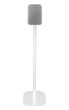 White Vebos floor stand with Bluesound Pulse Flex