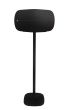 Black Vebos floor stand with B&O BeoPlay A6