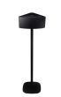 Black Vebos floor stand with Samsung M3 WAM350