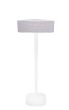 White Vebos floor stand with Samsung M5 WAM551