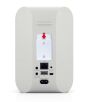 White Vebos portable wall mount for Bluesound Pulse Flex detail view