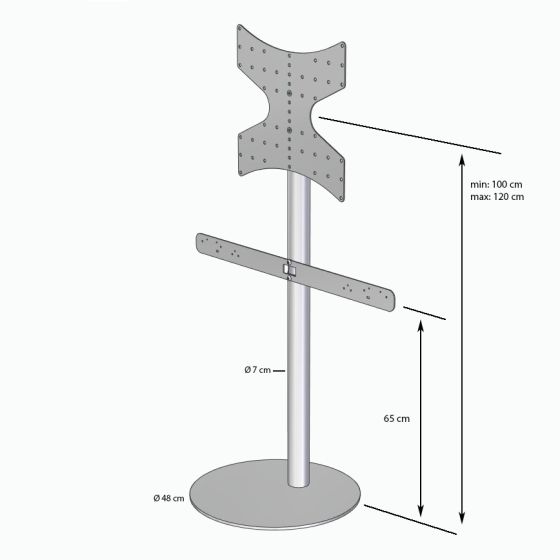 Vebos TV stand Bose TV Speaker black