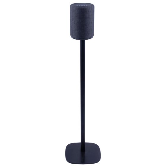 Black Vebos floor stand with Audio Pro A10/G10