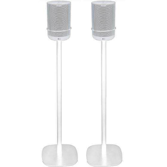 White Vebos floor stand with LG WK7