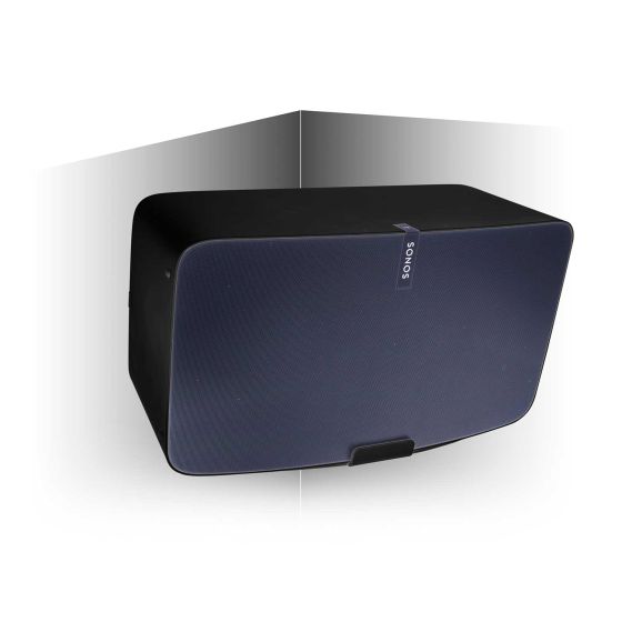 Vebos corner wall mount for Sonos Five black 20 degrees