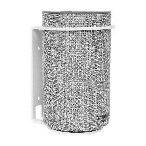 White Vebos wall mount for Amazon Echo Gen 2