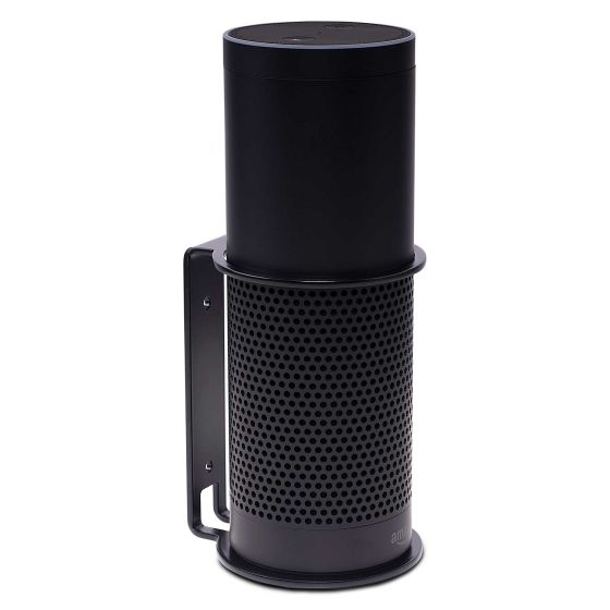 Black Vebos wall mount for Amazon Echo Plus