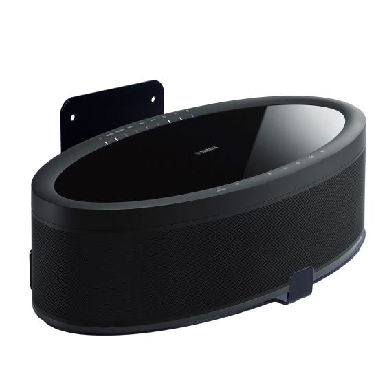 Black Vebos wall mount for Yamaha MusicCast 50
