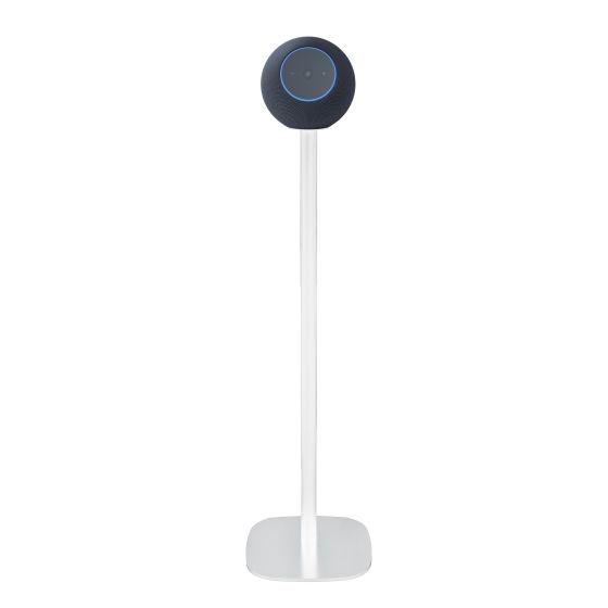 White Vebos speaker stand Amazon Echo Studio (newest gen)