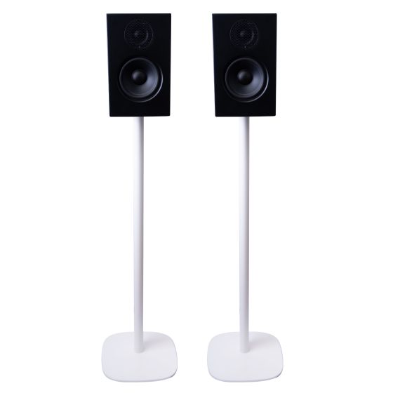 White Vebos speaker stand Audio Pro A28