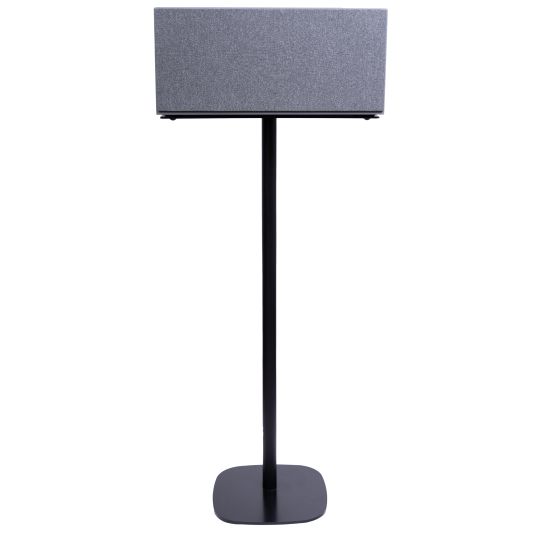 Black Vebos floor stand for Audio Pro C20 without speaker