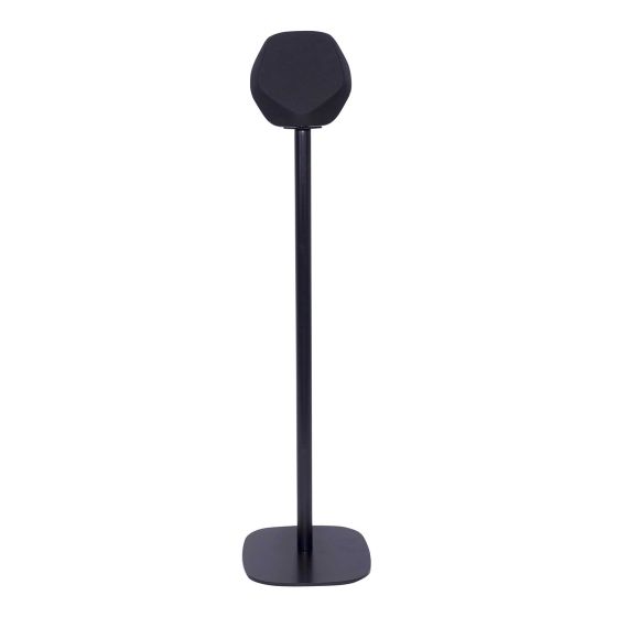 Black Vebos floor stand with B&O BeoPlay S3