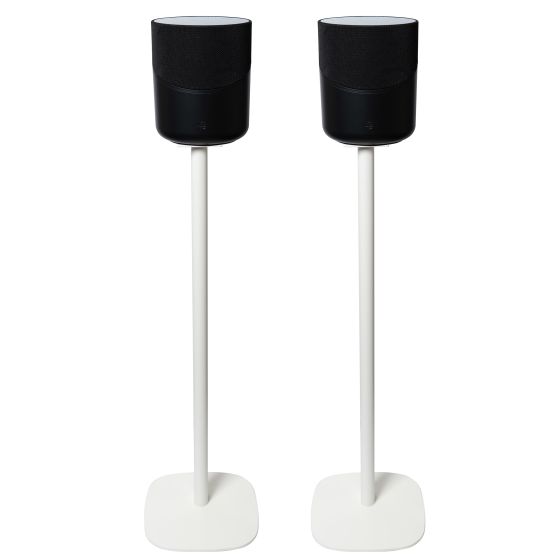 Vebos floor stand with Bluesound Pulse M white set