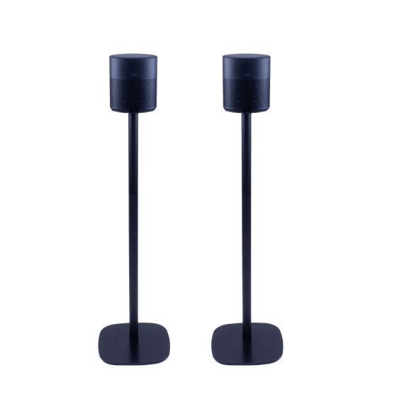 Set of two Vebos floor stands with Bose Home Speaker 300 black set