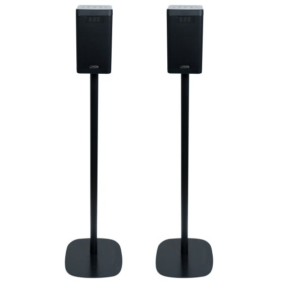 Black Vebos floor stand with Canton Smart Soundbox 3