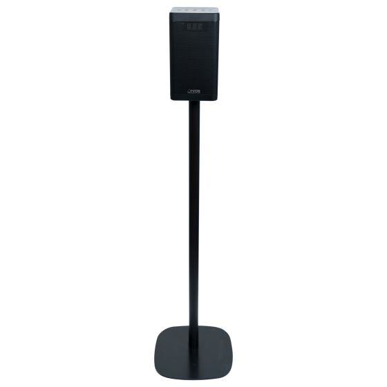 Black Vebos floor stand with Canton Smart Soundbox 3