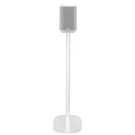 White Vebos floor stand with Denon Home 150
