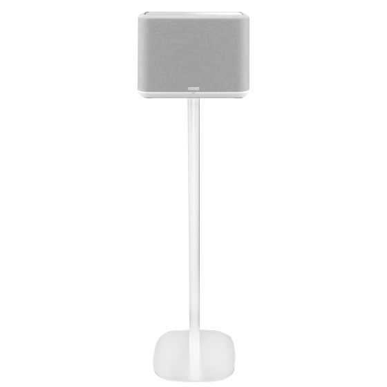White Vebos floor stand with Denon Home 250