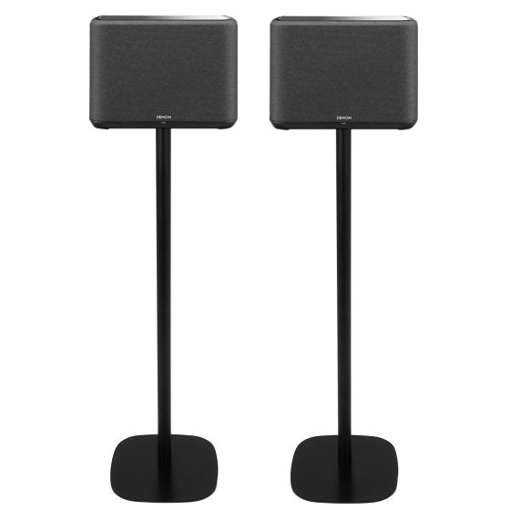 Set of two Vebos floor stands with Denon Home 250 black set