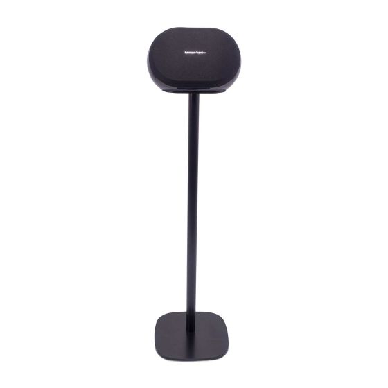 Black Vebos floor stand with Harman Kardon Omni 20