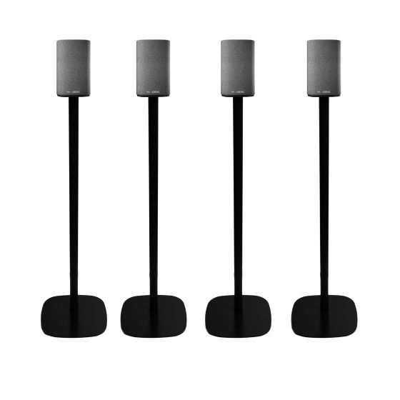 Vebos speaker stand Loewe We. BOOST black (4 pieces)
