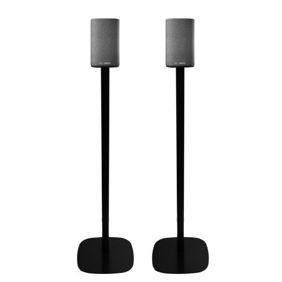Black Vebos speaker stand Loewe We. BOOST
