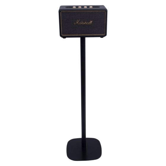 Black Vebos floor stand with Marshall Acton