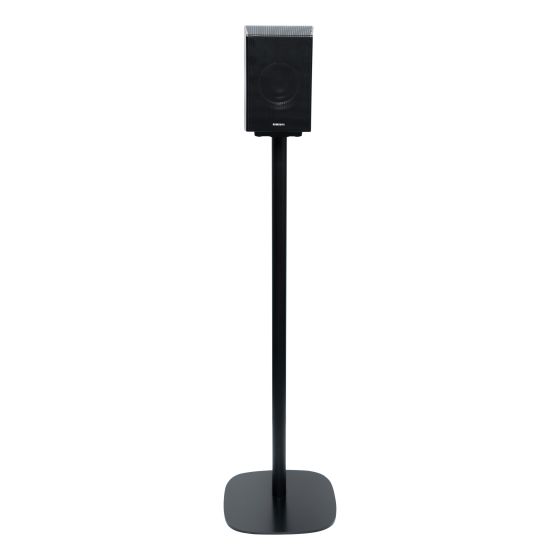 Black Vebos floor stand for Samsung HW-Q990F without speaker