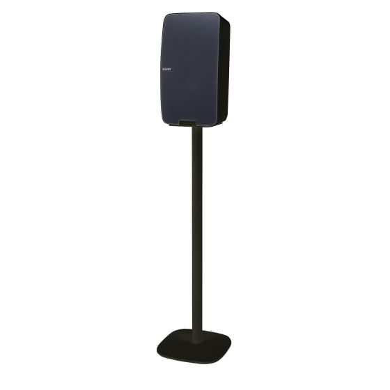 Vebos floor stand with Sonos Five black - vertical
