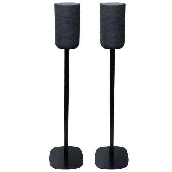 Set of two Vebos floor stands with Sony SA-RS5 black set