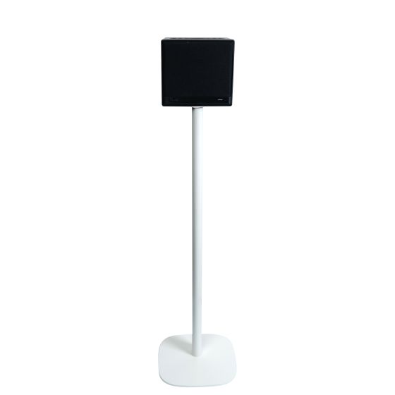 White Vebos floor stand with Teufel One S