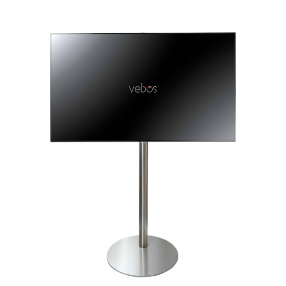 Stainless steel Vebos TV floor stand